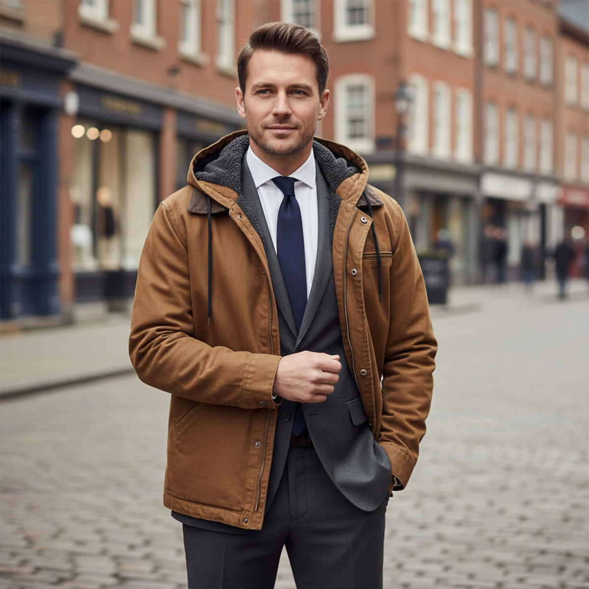 Men's Hooded Winter Jacket | Lined & Warm 10