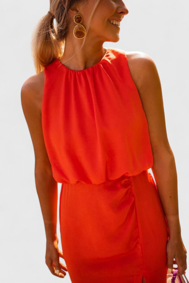 Theonae™ | Chic Midi Dress for Any Occasion