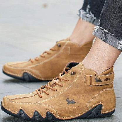 Ludwig | Men's Comfortable Lace-Up Leather Ankle Boots