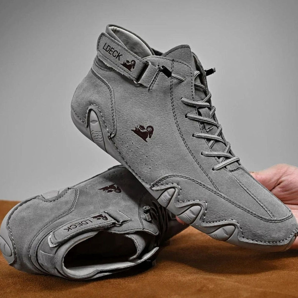 Ludwig | Men's Comfortable Lace-Up Leather Ankle Boots