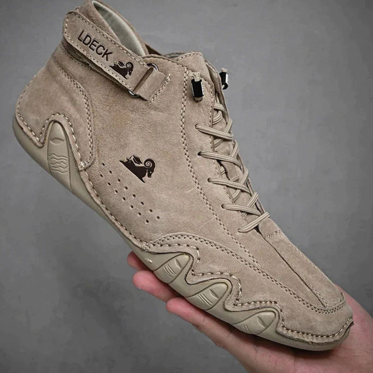 Ludwig | Men's Comfortable Lace-Up Leather Ankle Boots
