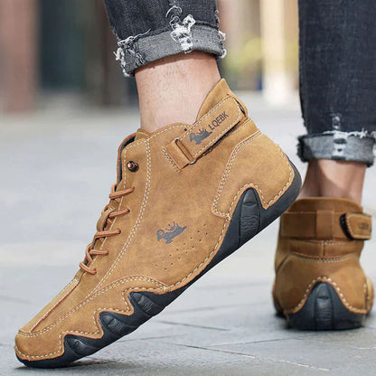Ludwig | Men's Comfortable Lace-Up Leather Ankle Boots