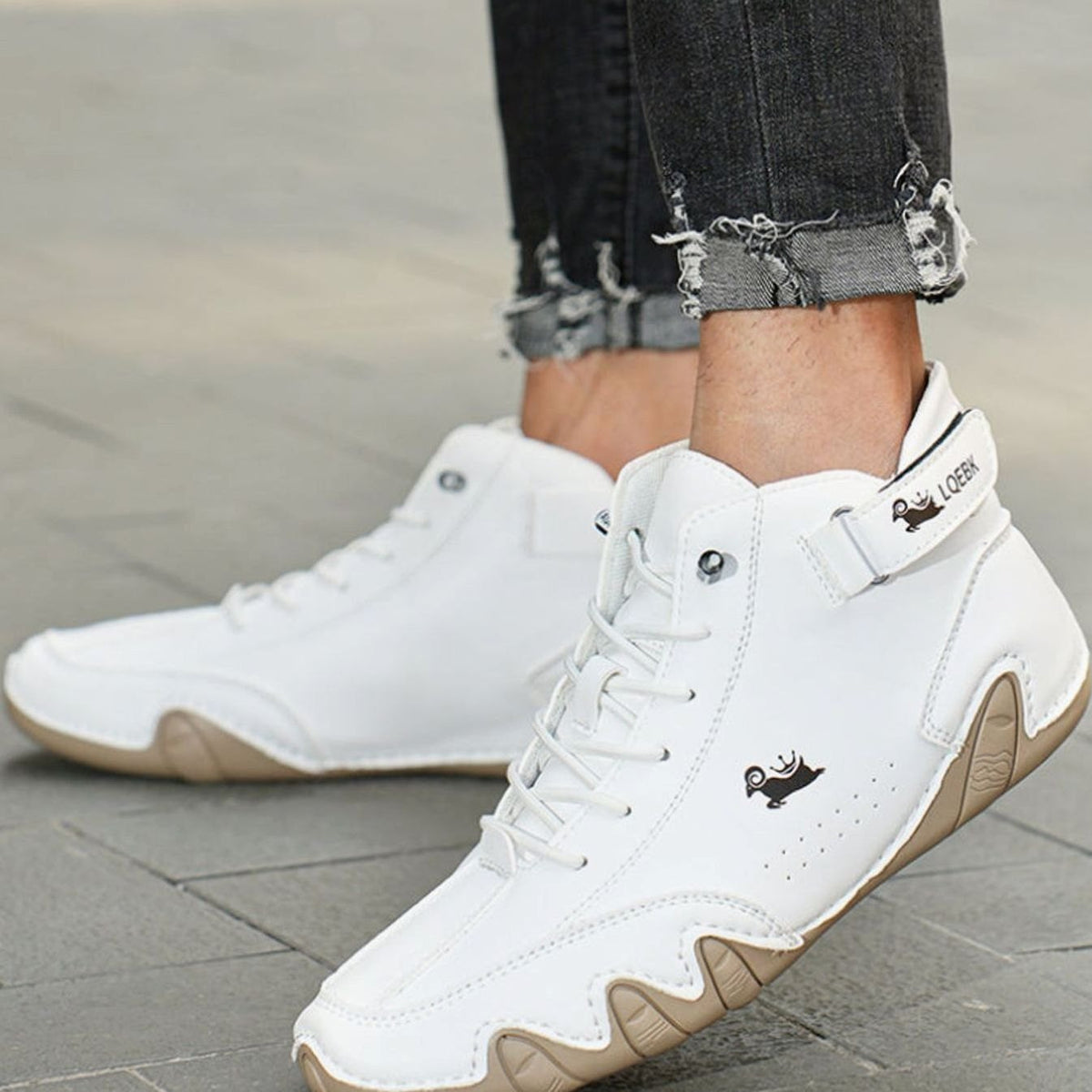Ludwig | Men's Comfortable Lace-Up Leather Ankle Boots