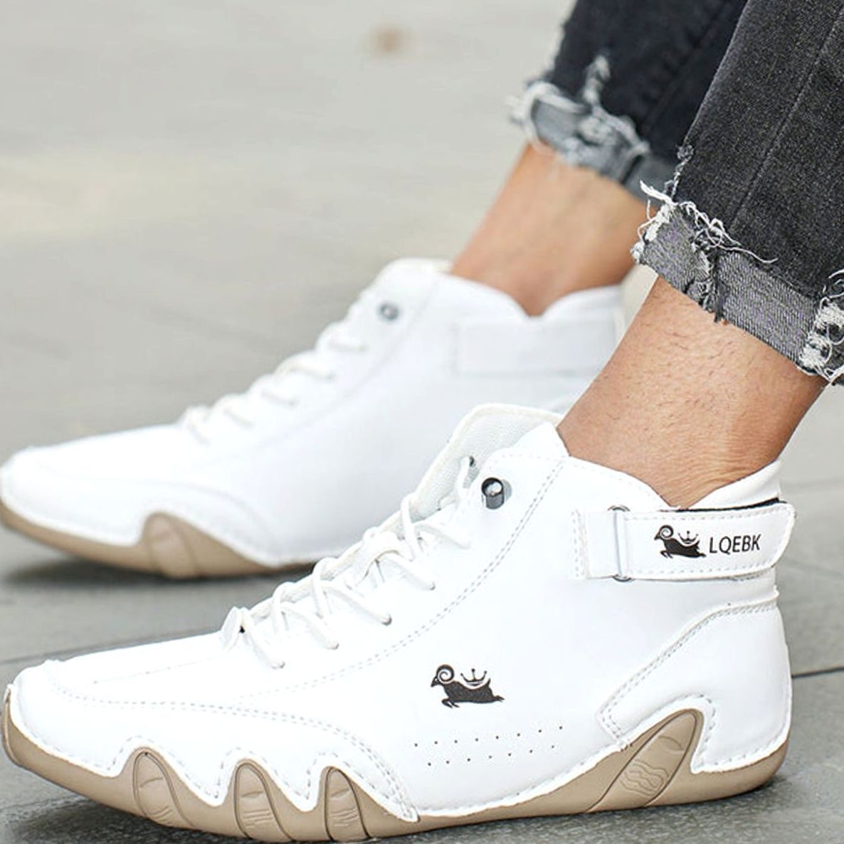 Ludwig | Men's Comfortable Lace-Up Leather Ankle Boots