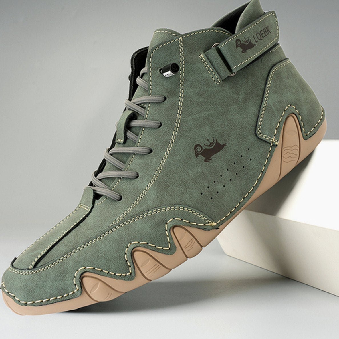 Ludwig | Men's Comfortable Lace-Up Leather Ankle Boots