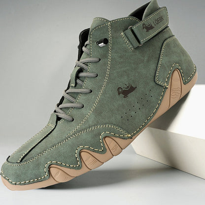Ludwig | Men's Comfortable Lace-Up Leather Ankle Boots
