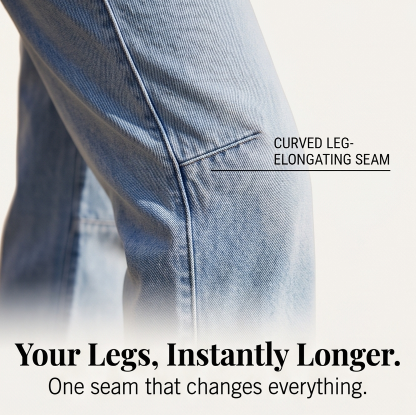 Women's Cropped Barrel Jeans | High-Waisted & Leg-Lengthening 5