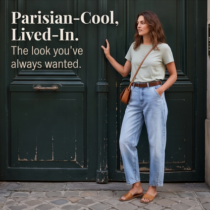 Women's Cropped Barrel Jeans | High-Waisted & Leg-Lengthening 9