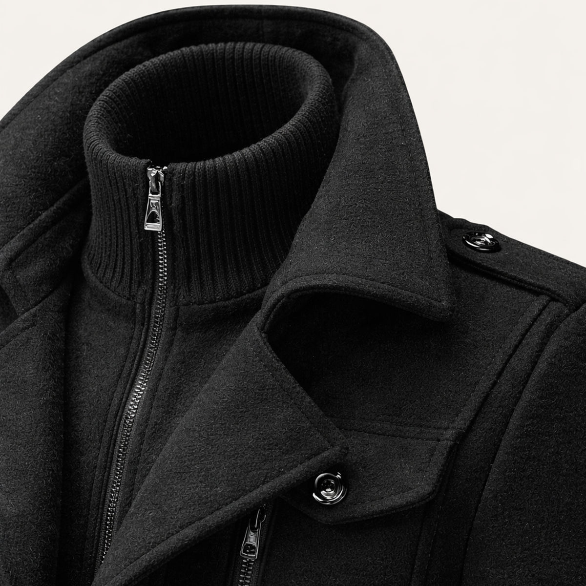 Men's Elegant Winter Wool Blend Coat