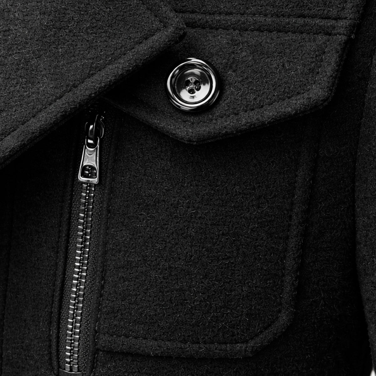 Men's Elegant Winter Wool Blend Coat