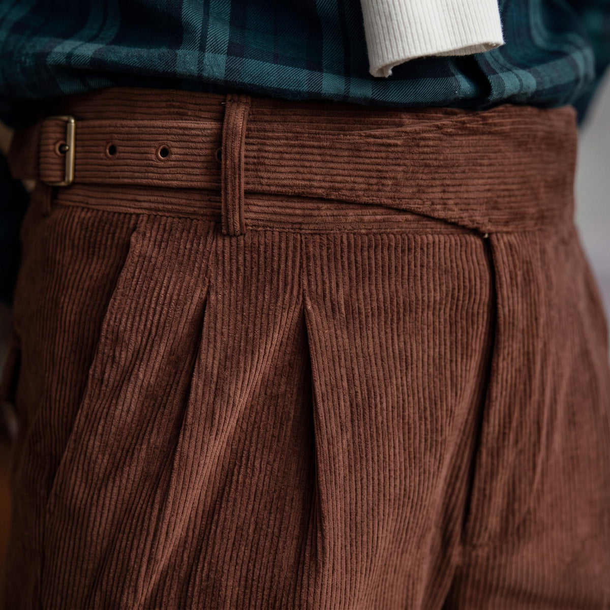Men's Gurkha Trousers | Adjustable Waist & Tapered Fit 6