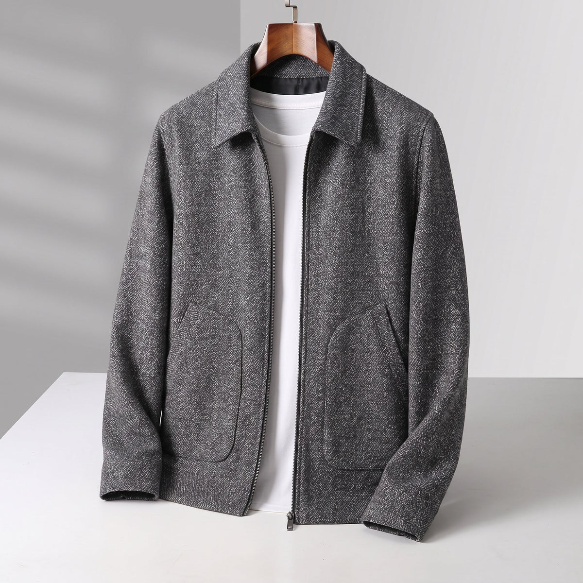 Men's Harrington Jacket | Tailored Fit & Transitional Layering 4
