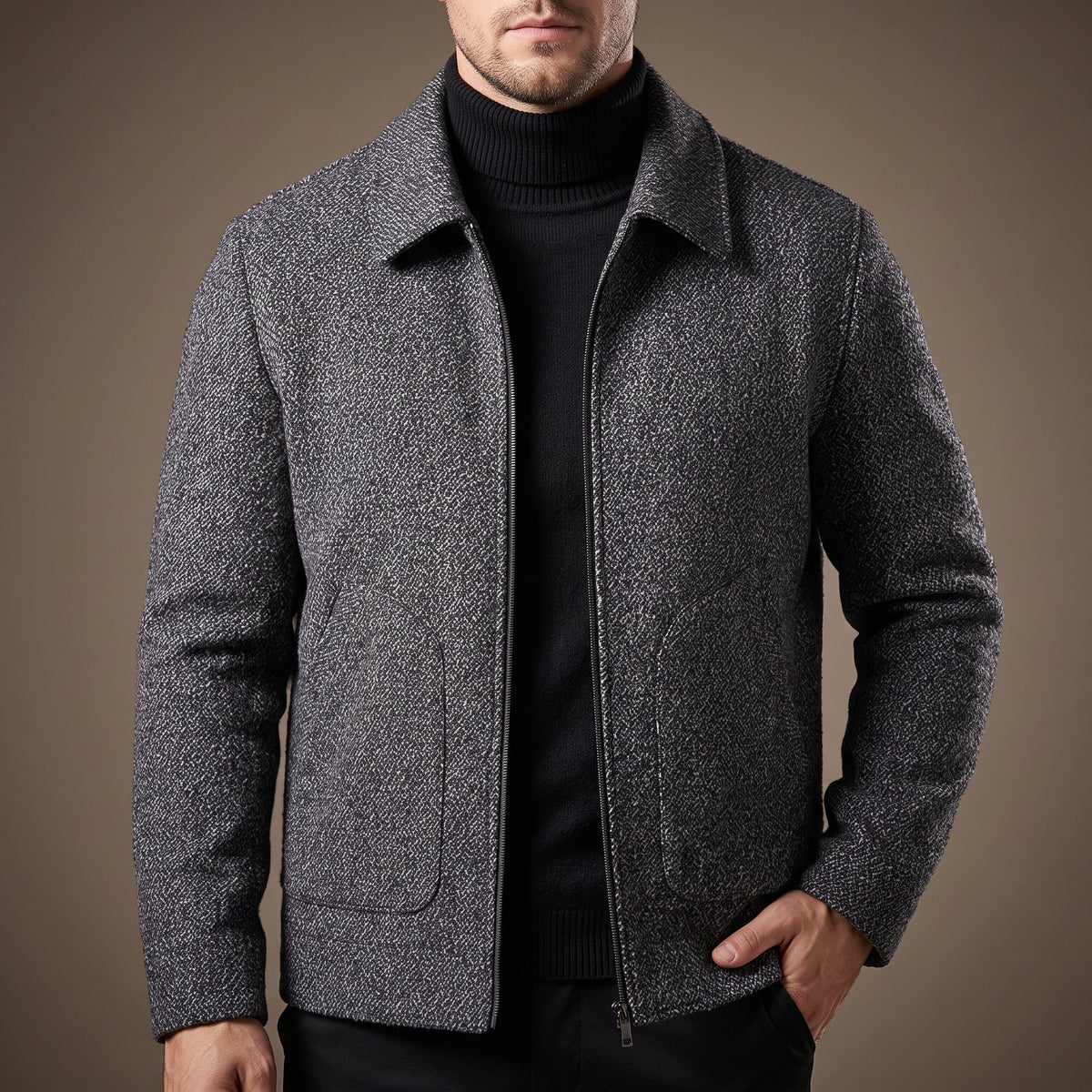 Men's Harrington Jacket | Tailored Fit & Transitional Layering 3