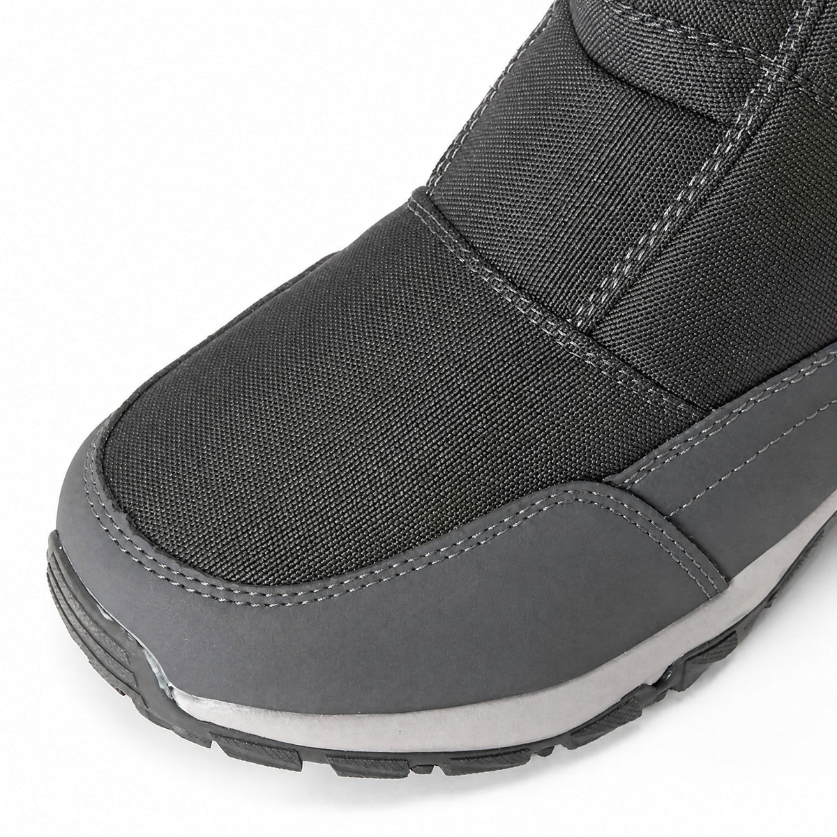 Marcus - Men's Waterproof Non-Slip Snow Boots with Side Zip Closure - Boots - Dark Grey - Davies & Cooper