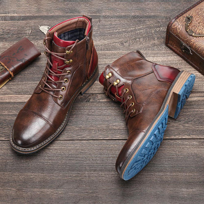 Men's Ankle Boots | Lace-Up & Rounded Toe 4