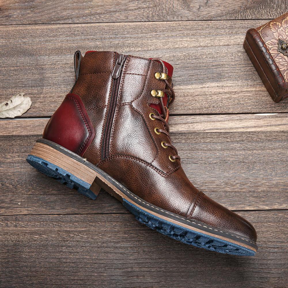 Men's Ankle Boots | Lace-Up & Rounded Toe 3