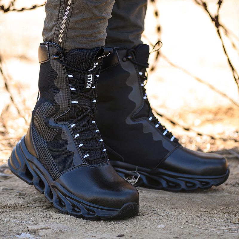 Men's Steel Cap Boots | High-Top & Lace-Up Support 3