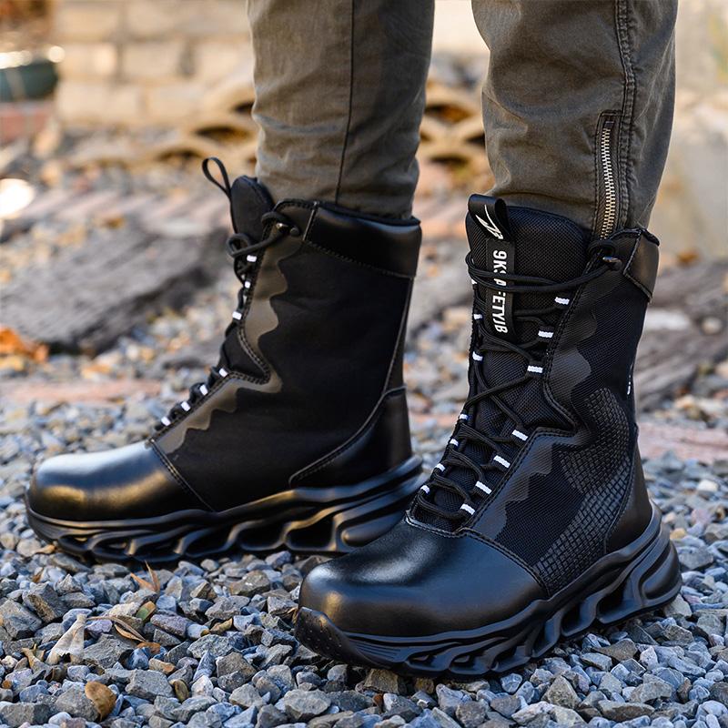 Men's Steel Cap Boots | High-Top & Lace-Up Support 4