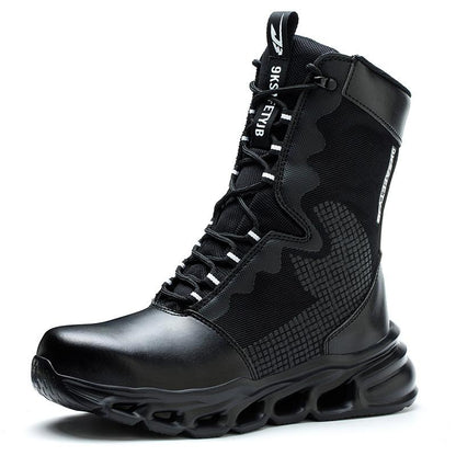Men's Steel Cap Boots | High-Top & Lace-Up Support 1