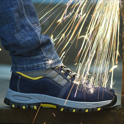 Men's Steel Cap Work Boots | Lace-Up & All-Season Grip 2