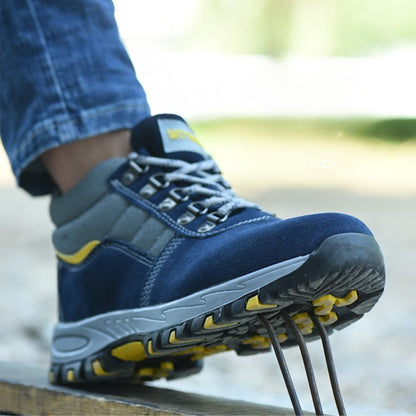 Men's Steel Cap Work Boots | Lace-Up & All-Season Grip 4