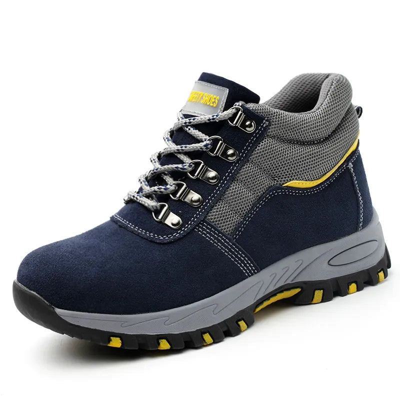 Men's Steel Cap Work Boots | Lace-Up & All-Season Grip 6