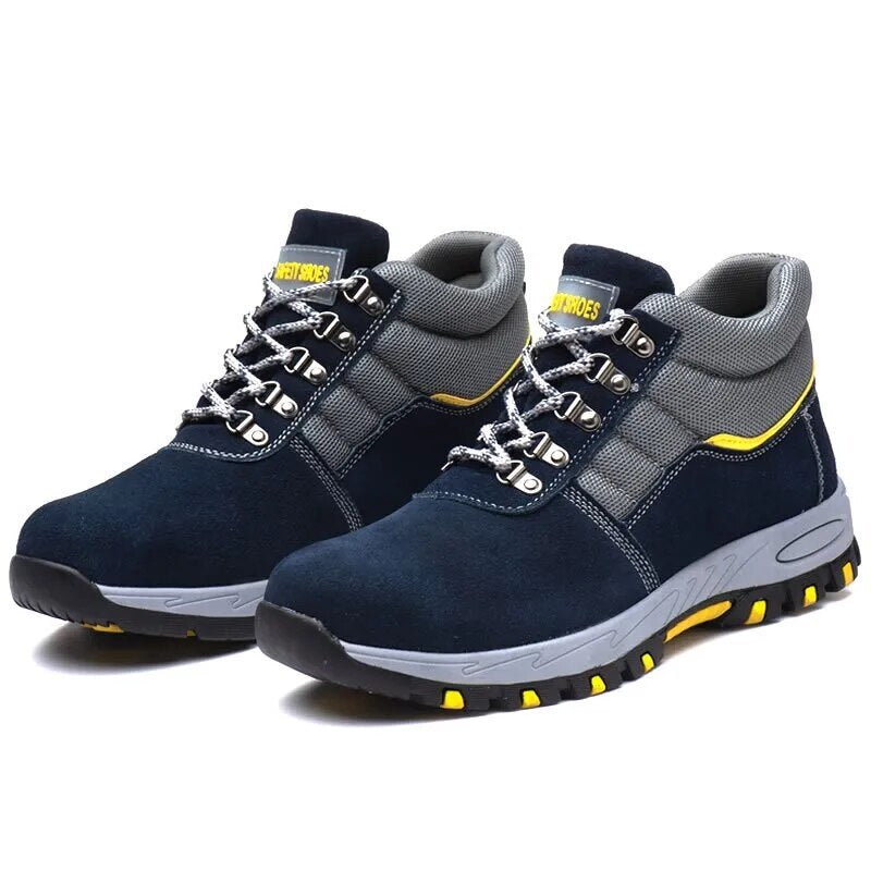 Men's Steel Cap Work Boots | Lace-Up & All-Season Grip 1