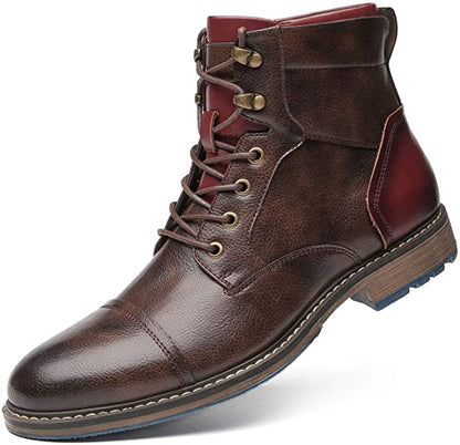 Men's Ankle Boots | Lace-Up & Rounded Toe 2