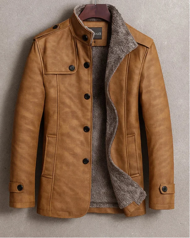 Men's Long Coat | Warm Lined 1