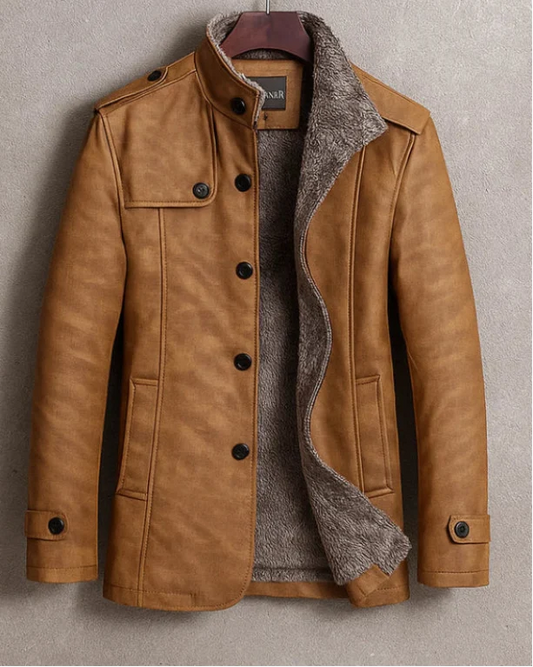 Men's Long Coat | Warm Lined 1