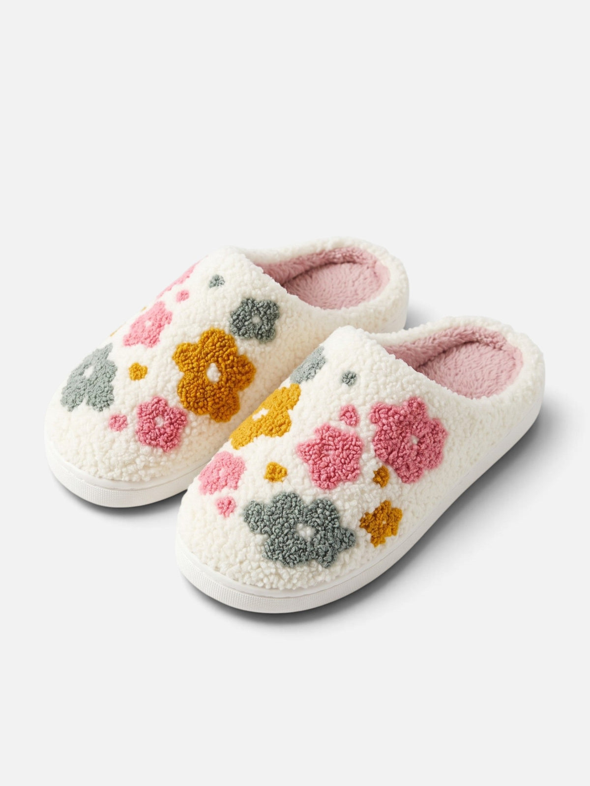 Women's Floral Slippers | Sherpa Lined & Cosy Comfort 1