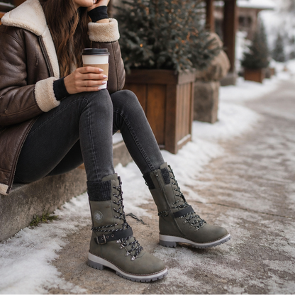Women's Chelsea Winter Boots | Warm Knit-Shaft Comfort 12