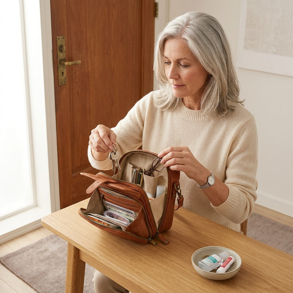 Women's Crossbody Wallet Bag | Built-In 12-Card Organiser 2