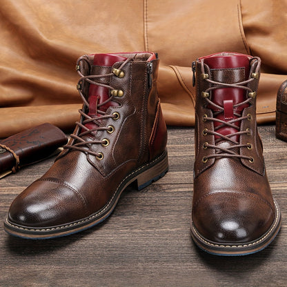 Orion | Refined Cap-Toe Ankle Boots