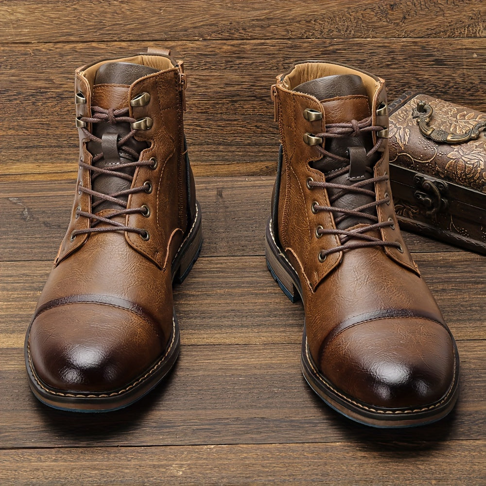 Orion | Refined Cap-Toe Ankle Boots