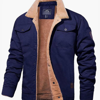 Palmer | Men's Sherpa-Lined Fleece Relaxed-Fit Winter Jacket