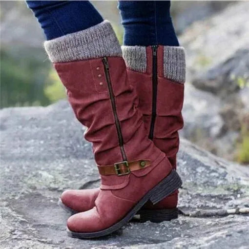 Women's Winter Boots | Knit Cuff Detail 4