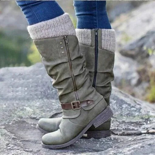 Women's Winter Boots | Knit Cuff Detail 5