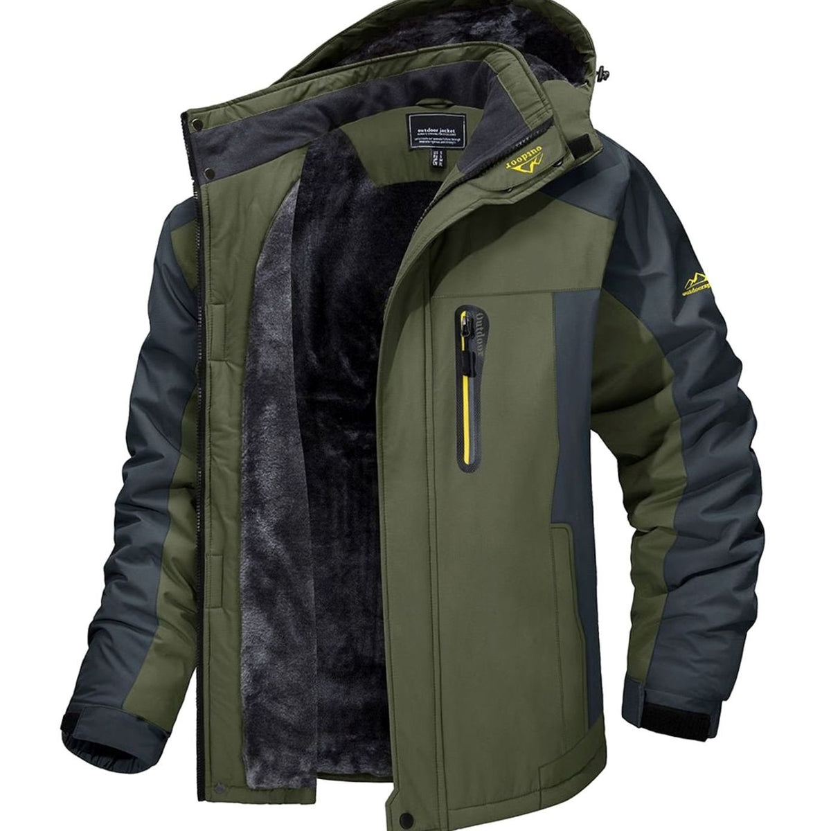 Ronald | Men's Fleece-Lined Insulated Hooded Winter Jackets