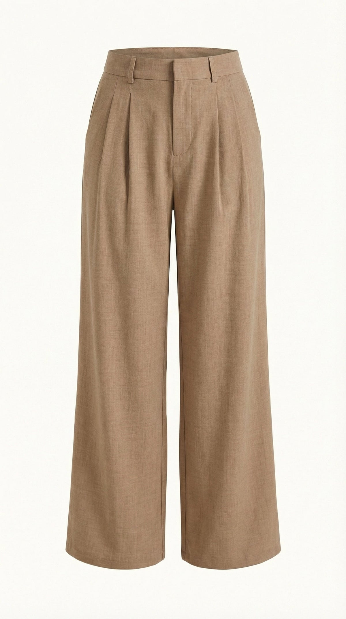 Women's High Rise Plissé Trousers | Wide Leg & Elegant Fit 13