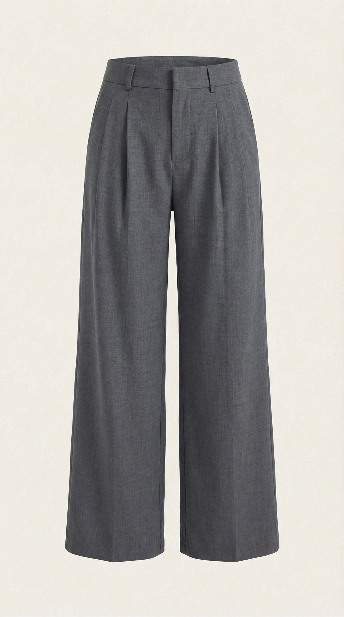 Women's High Rise Plissé Trousers | Wide Leg & Elegant Fit 21