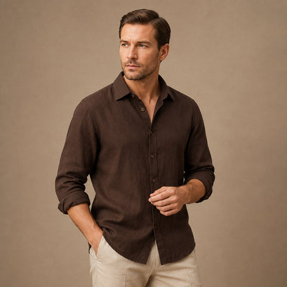 Long Sleeve Cotton Shirt for Men
