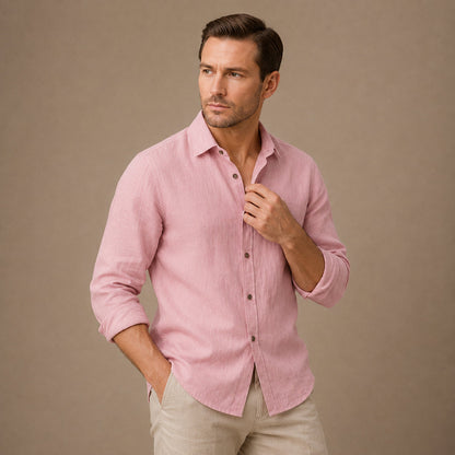 Long Sleeve Cotton Shirt for Men