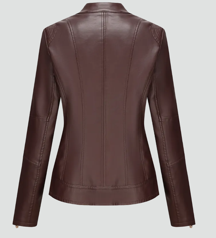 Women's Biker Jacket | Fitted Silhouette & Urban Style 11