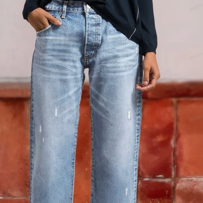 Women's Cropped Straight Jeans | Flattering Everyday Fit 9