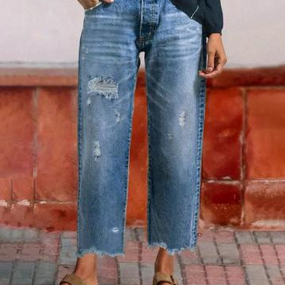 Women's Cropped Straight Jeans | Flattering Everyday Fit 10