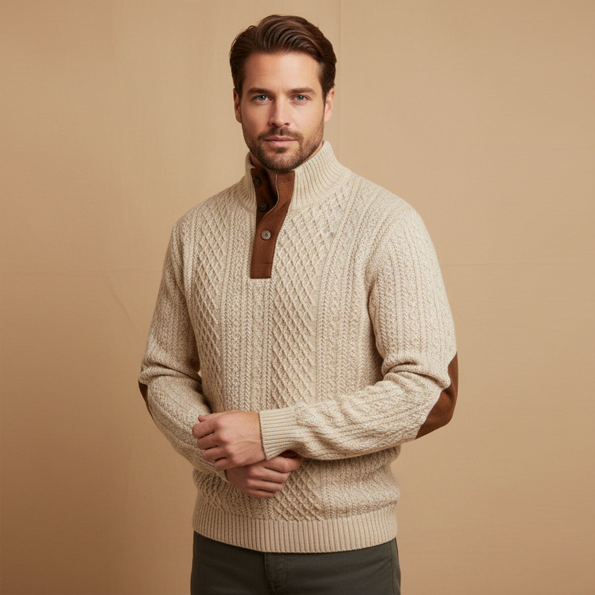 Men's Cable Knit Sweater | Warm & Comfortable 6