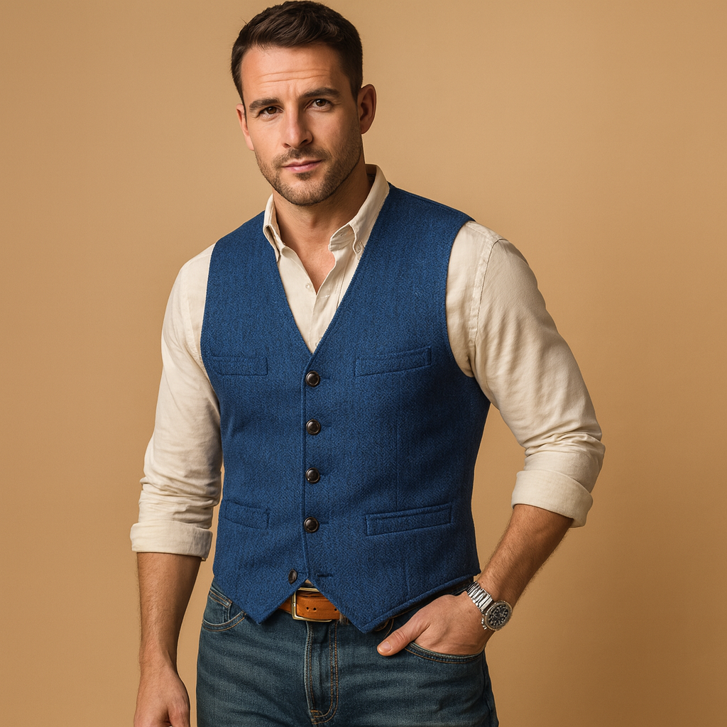 Men's Tailored Vest | Classic Formal Fit 3