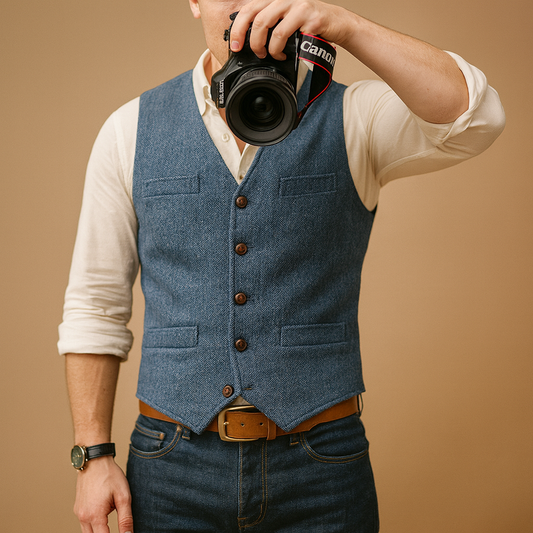 Men's Tailored Vest | Classic Formal Fit 1
