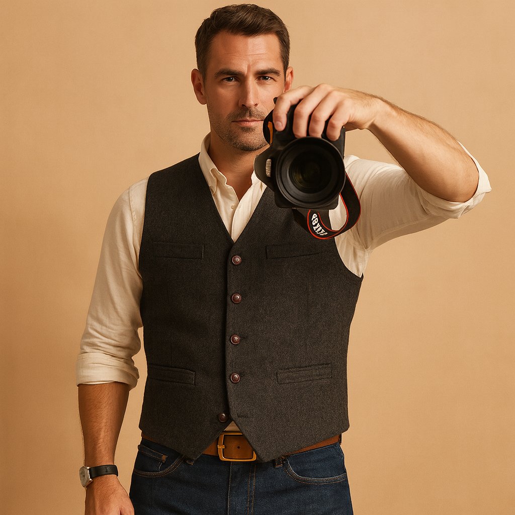 Men's Tailored Vest | Classic Formal Fit 2